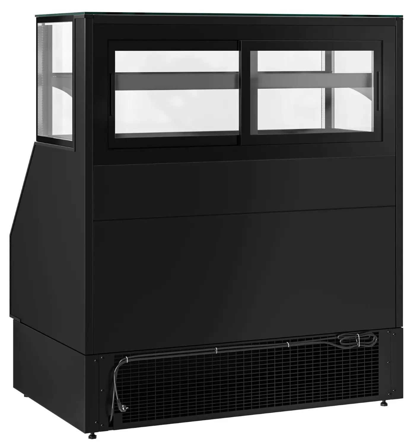 Холодильная витрина GGM Gastro Helsinki VTBL128N (Black) - 7