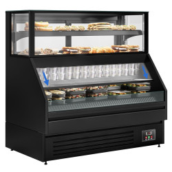 Холодильная витрина GGM Gastro Helsinki VTBL158N (Black) Thumb