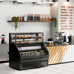 Холодильная витрина GGM Gastro Helsinki VTBL158N (Black) Thumb