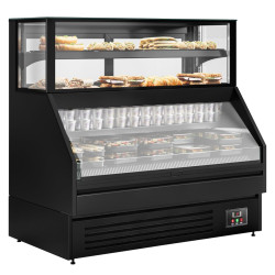 Холодильная витрина GGM Gastro Helsinki VTBL158N (Black) Thumb