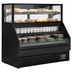 Холодильная витрина GGM Gastro Helsinki VTBL158N (Black)