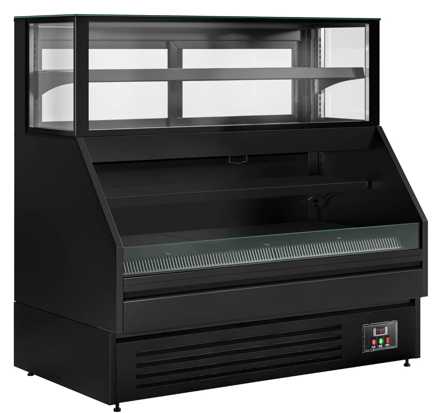 Холодильная витрина GGM Gastro Helsinki VTBL158N (Black) - 4