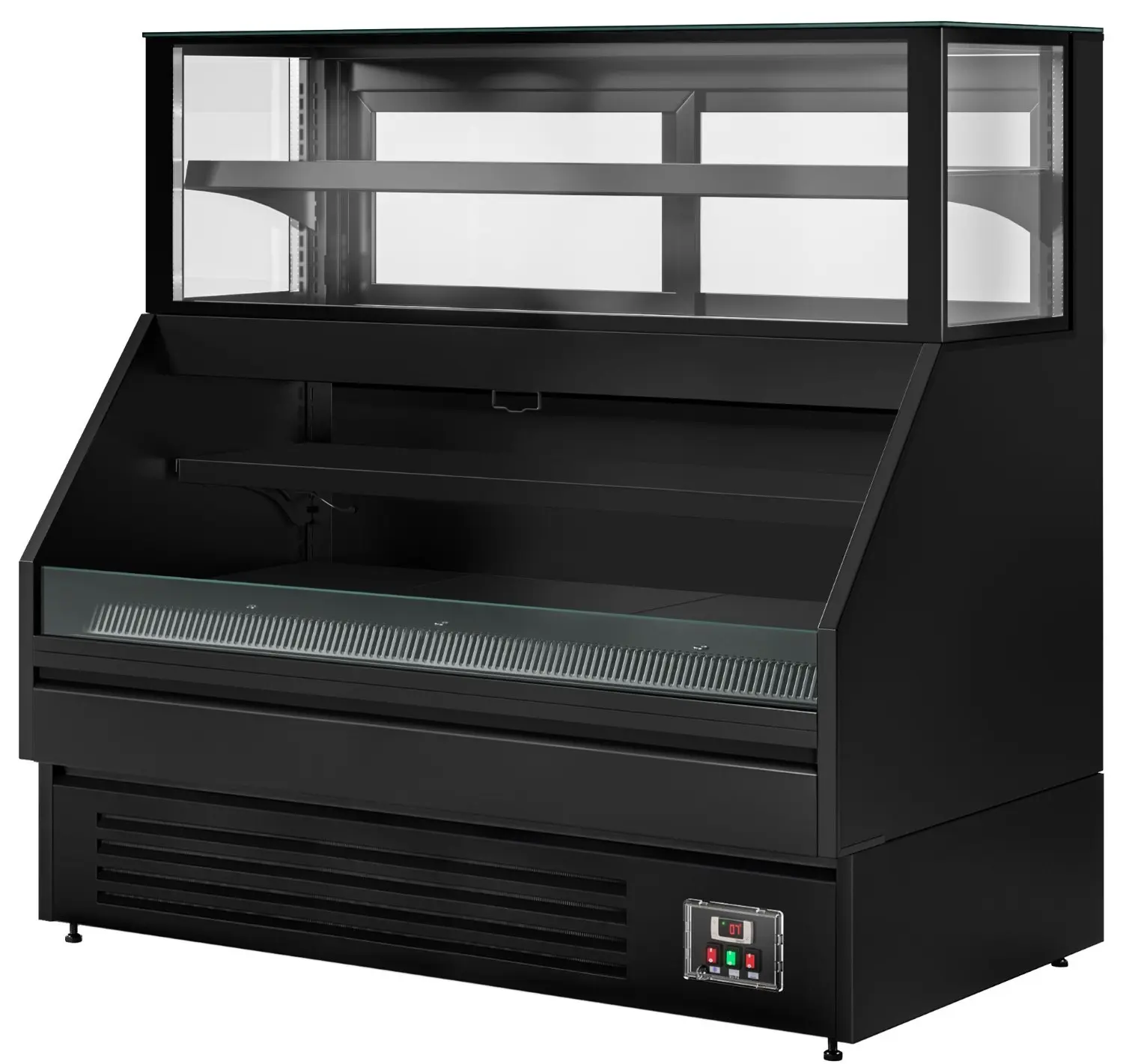 Холодильная витрина GGM Gastro Helsinki VTBL158N (Black) - 6