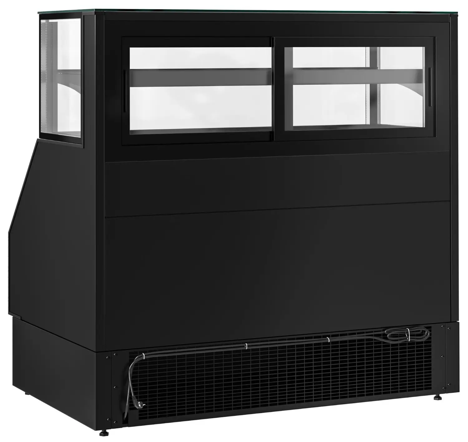 Холодильная витрина GGM Gastro Helsinki VTBL158N (Black) - 7