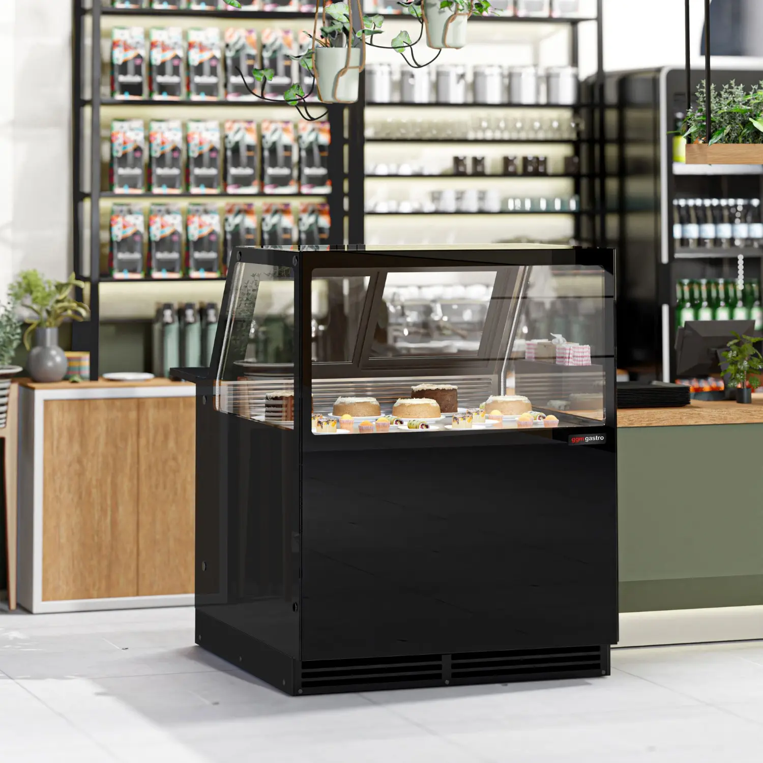 Холодильная витрина GGM Gastro Kaisa KTG100 (Black) - 13