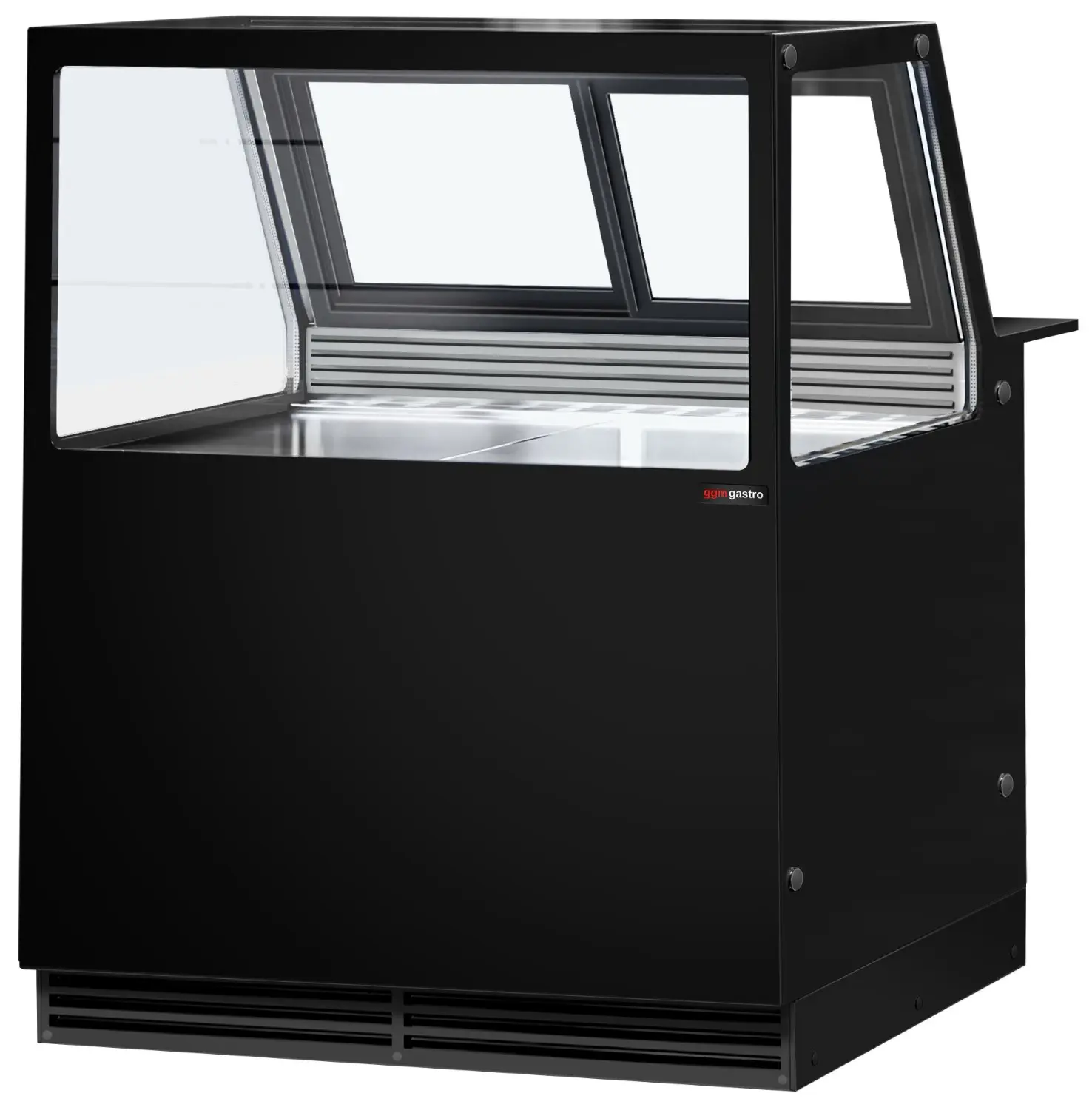 Холодильная витрина GGM Gastro Kaisa KTG100 (Black) - 4