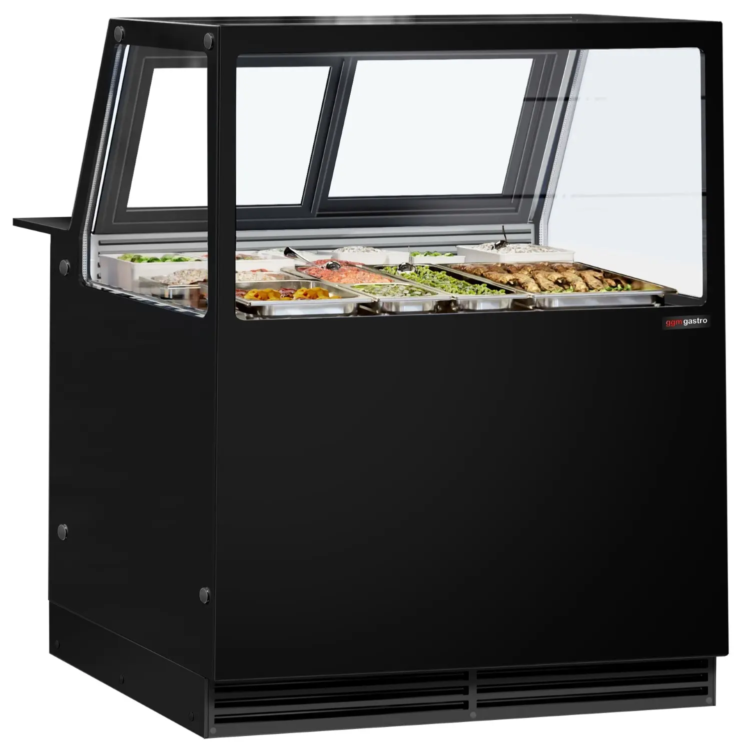 Холодильная витрина GGM Gastro Kaisa KTG100 (Black) - 6