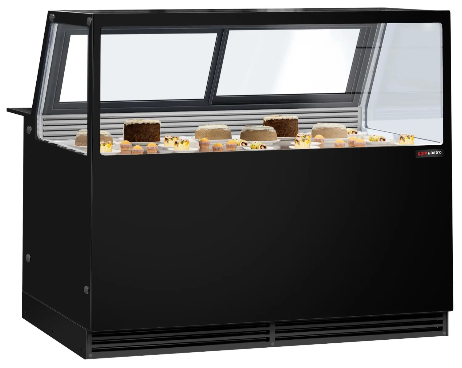 Vitrina frigorifica GGM Gastro Kaisa KTG1510 (Black) - 2