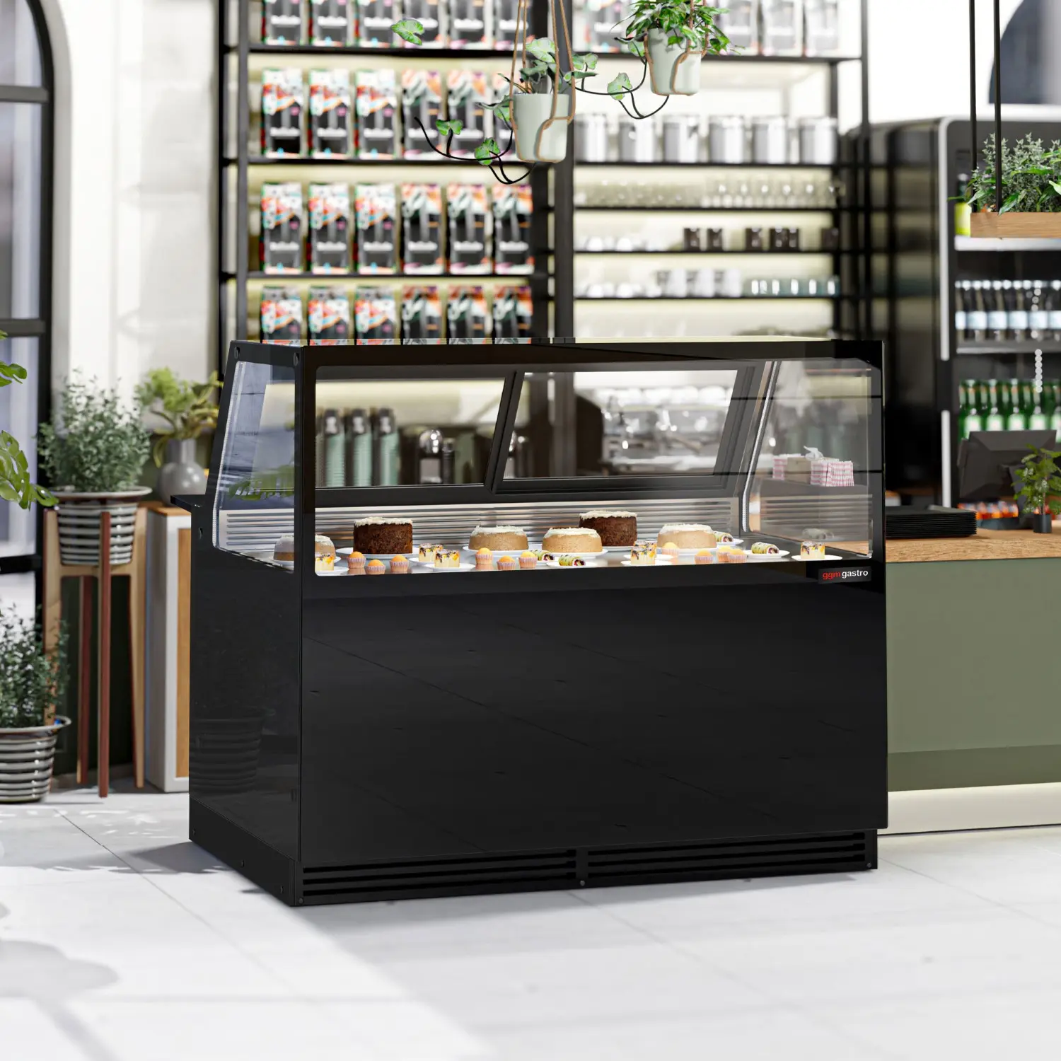 Vitrina frigorifica GGM Gastro Kaisa KTG1510 (Black) - 13