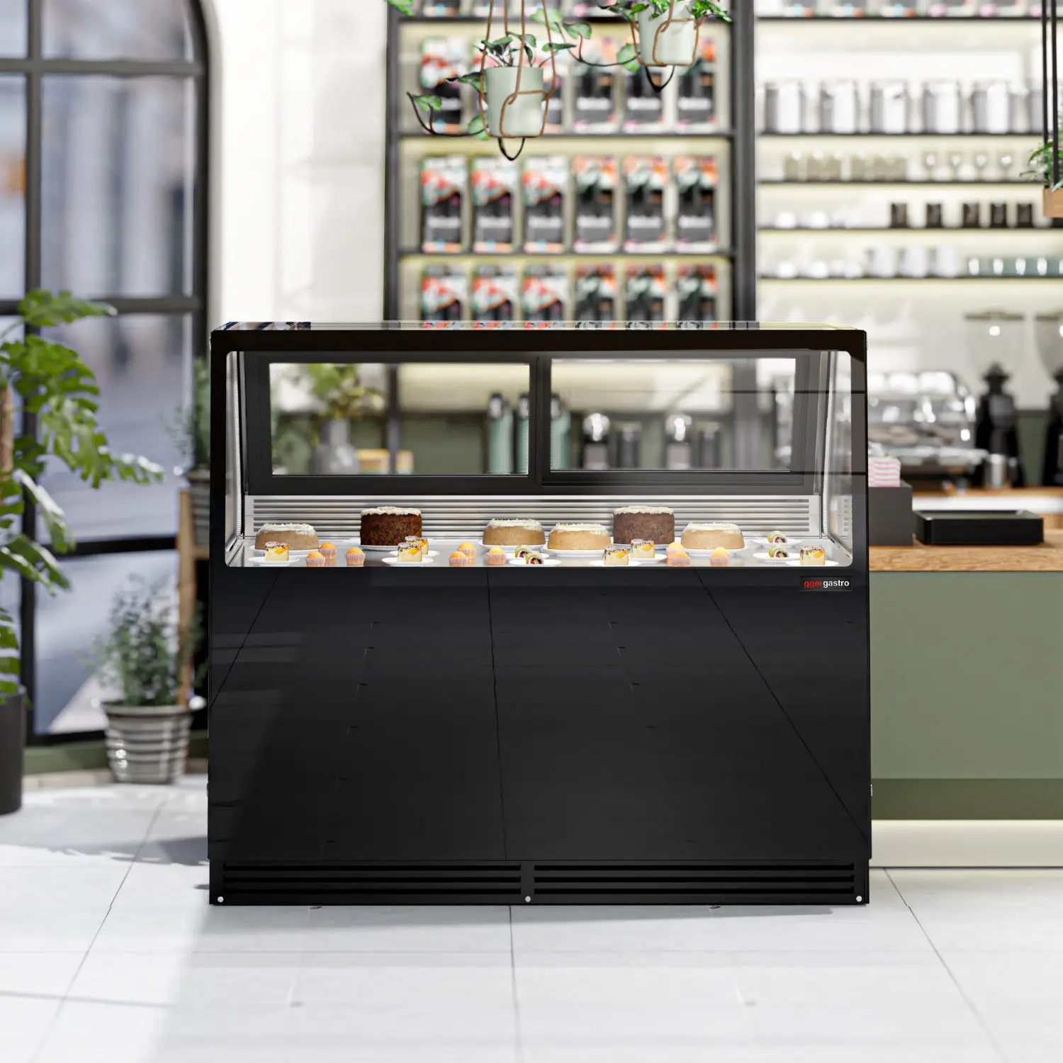 Vitrina frigorifica GGM Gastro Kaisa KTG1510 (Black) - 14
