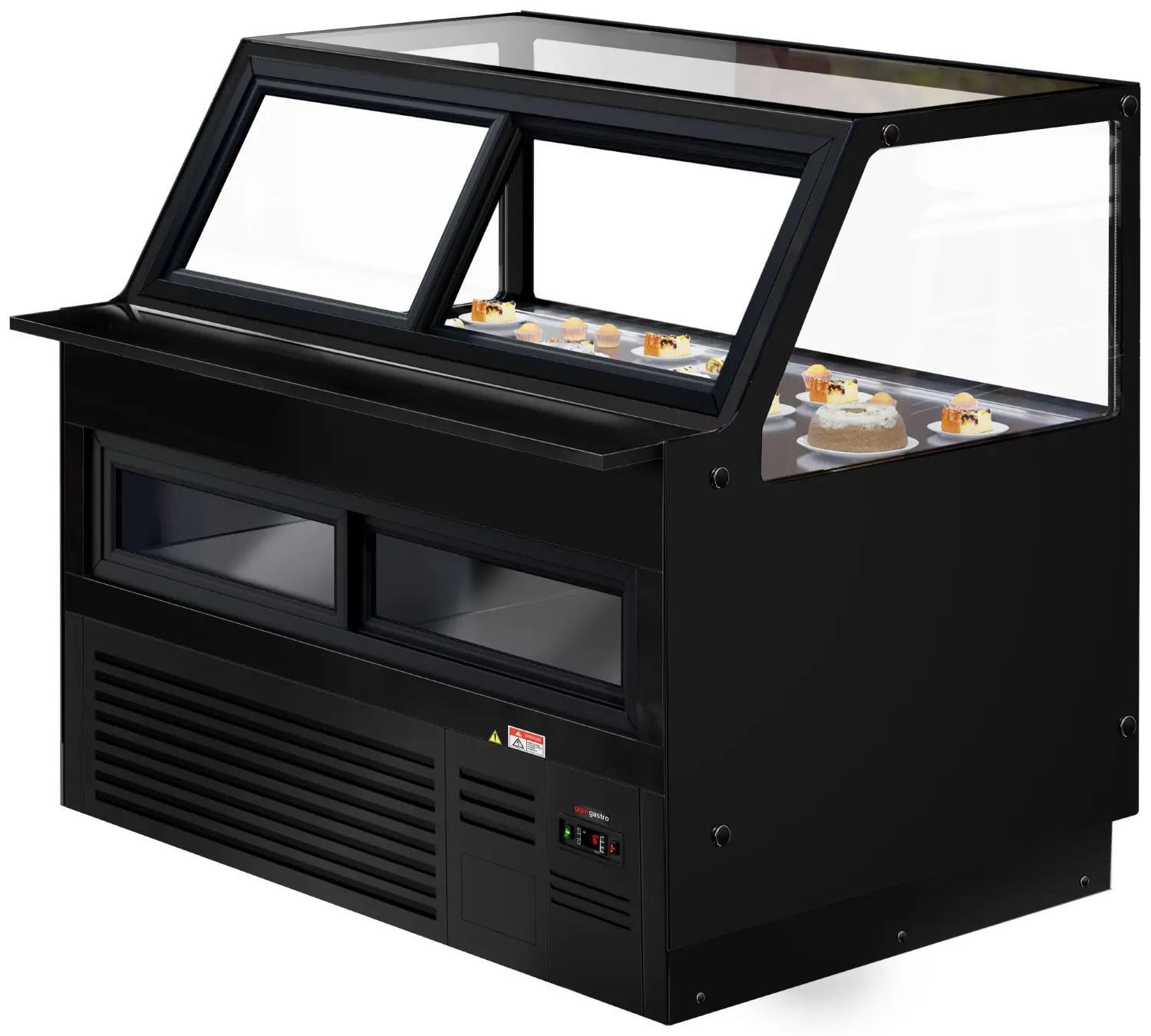 Vitrina frigorifica GGM Gastro Kaisa KTG1510 (Black) - 6
