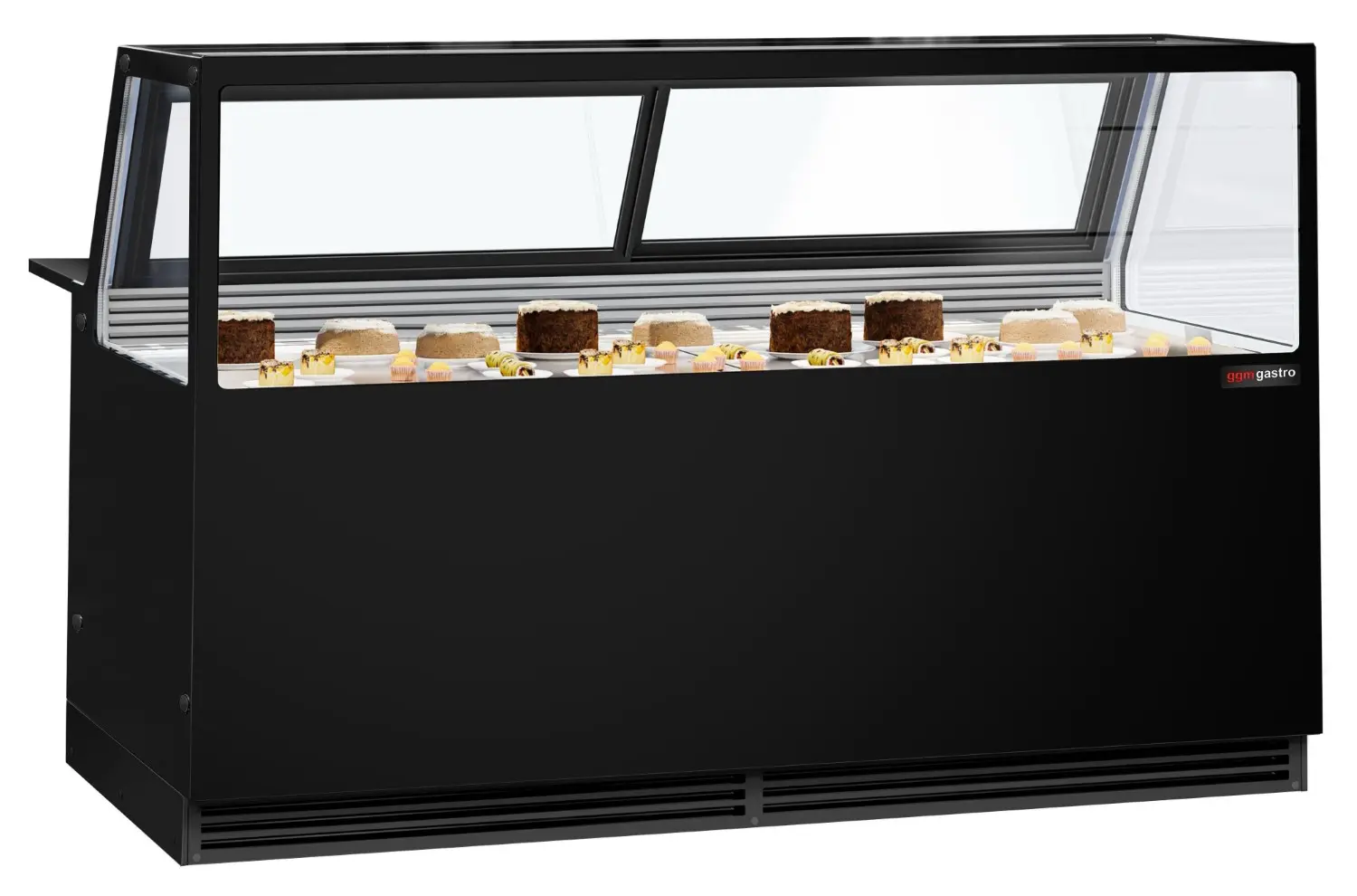 Vitrina frigorifica GGM Gastro Kaisa KTG200 (Black) - 2