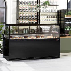 Vitrina frigorifica GGM Gastro Kaisa KTG200 (Black) Thumb
