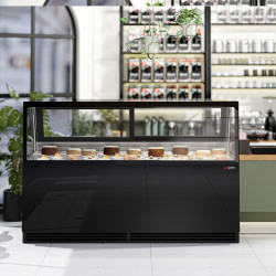 Vitrina frigorifica GGM Gastro Kaisa KTG200 (Black) Thumb