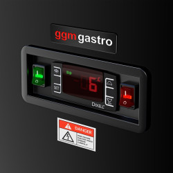 Vitrina frigorifica GGM Gastro Kaisa KTG200 (Black) Thumb