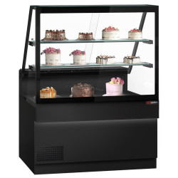 Холодильная витрина GGM Gastro Toronto KTE130-S (Black)