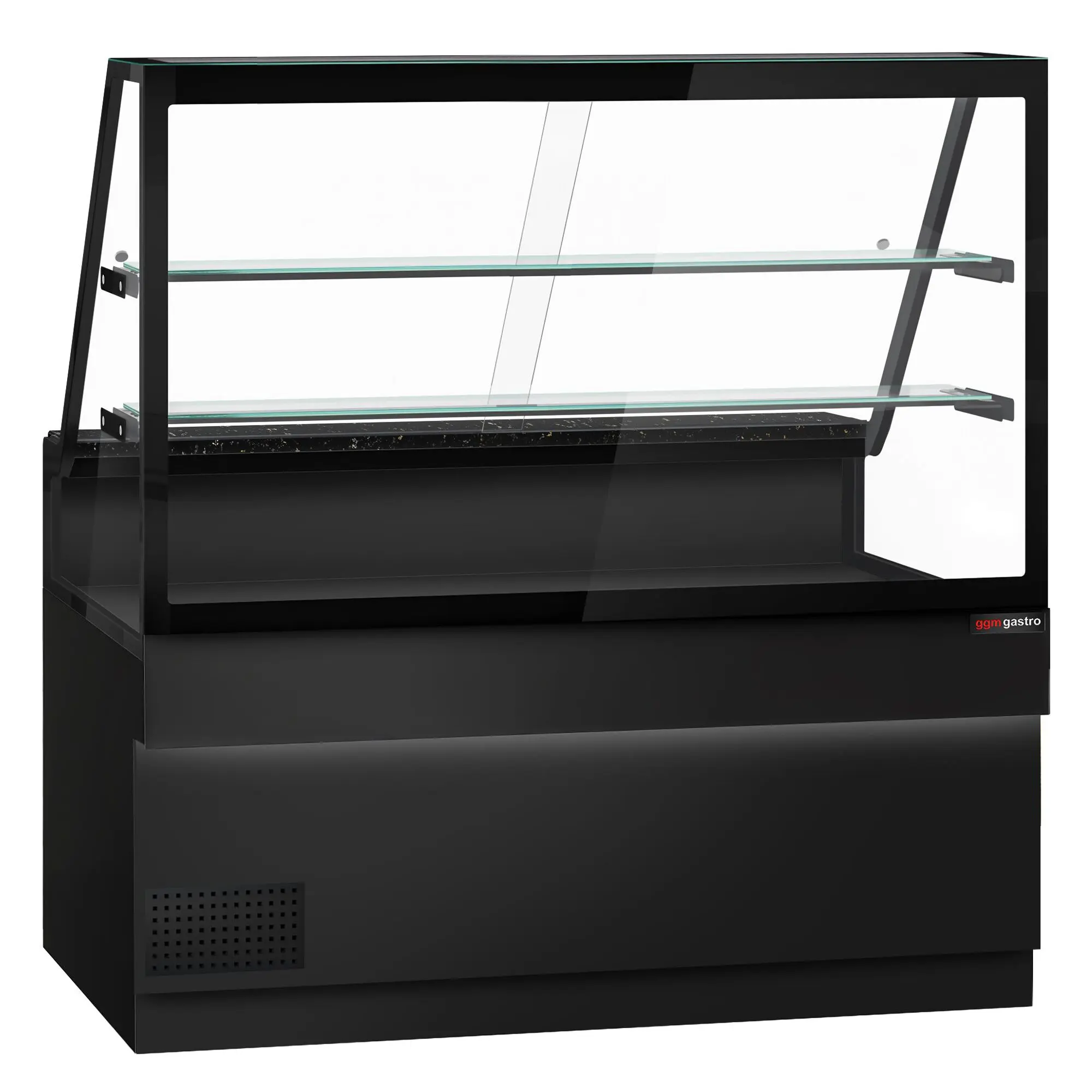 Vitrina frigorifica GGM Gastro Toronto KTE160-S (Black) - 2