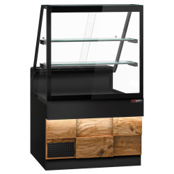 Vitrina frigorifica GGM Gastro Toronto KTHE100DN (Black/Natural) Thumb