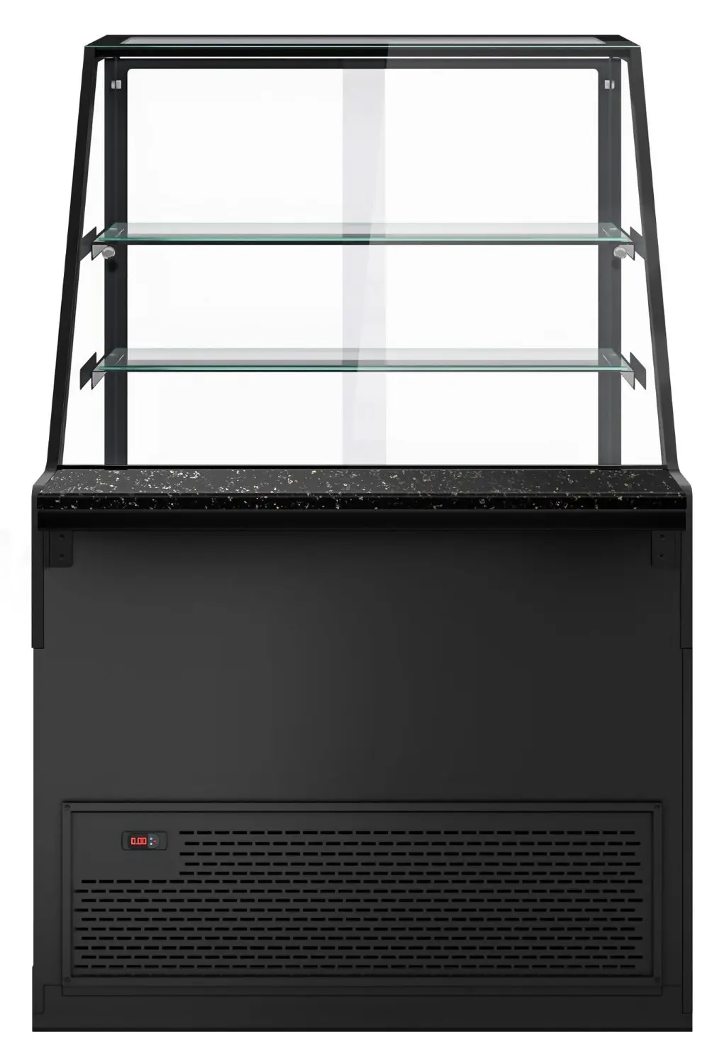 Vitrina frigorifica GGM Gastro Toronto KTHE100DN (Black/Natural) - 5