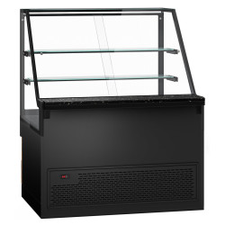 Vitrina frigorifica GGM Gastro Toronto KTHE130DN (Black/Natural) Thumb