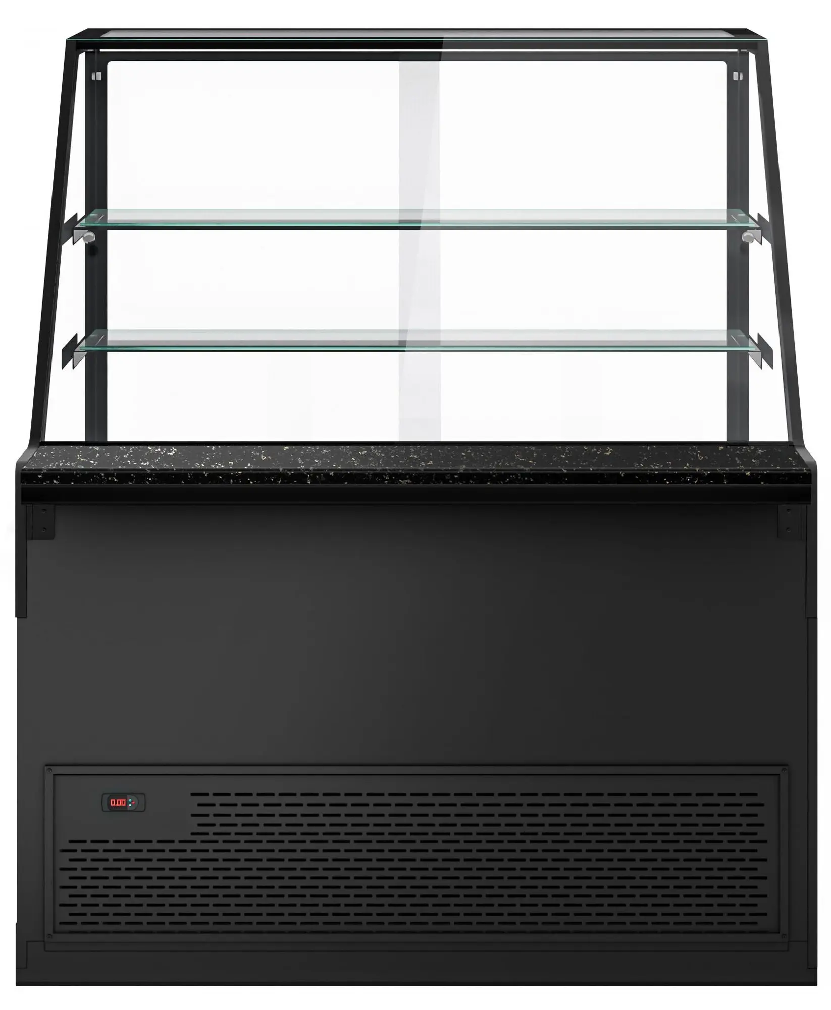 Vitrina frigorifica GGM Gastro Toronto KTHE130DN (Black/Natural) - 5