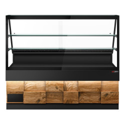 Vitrina frigorifica GGM Gastro Toronto KTHE200DN (Black/Natural) Thumb