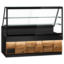 Vitrina frigorifica GGM Gastro Toronto KTHE200DN (Black/Natural) Thumb