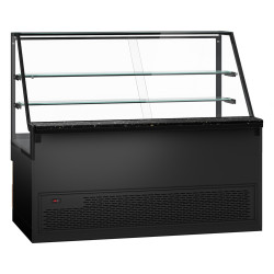 Vitrina frigorifica GGM Gastro Toronto KTHE200DN (Black/Natural) Thumb