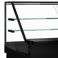 Vitrina frigorifica GGM Gastro Toronto KTHE200DN (Black/Natural) Thumb