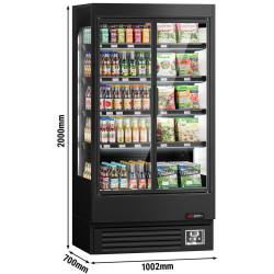 Vitrina frigorifica GGM Gastro WKBL107D (Black) Thumb