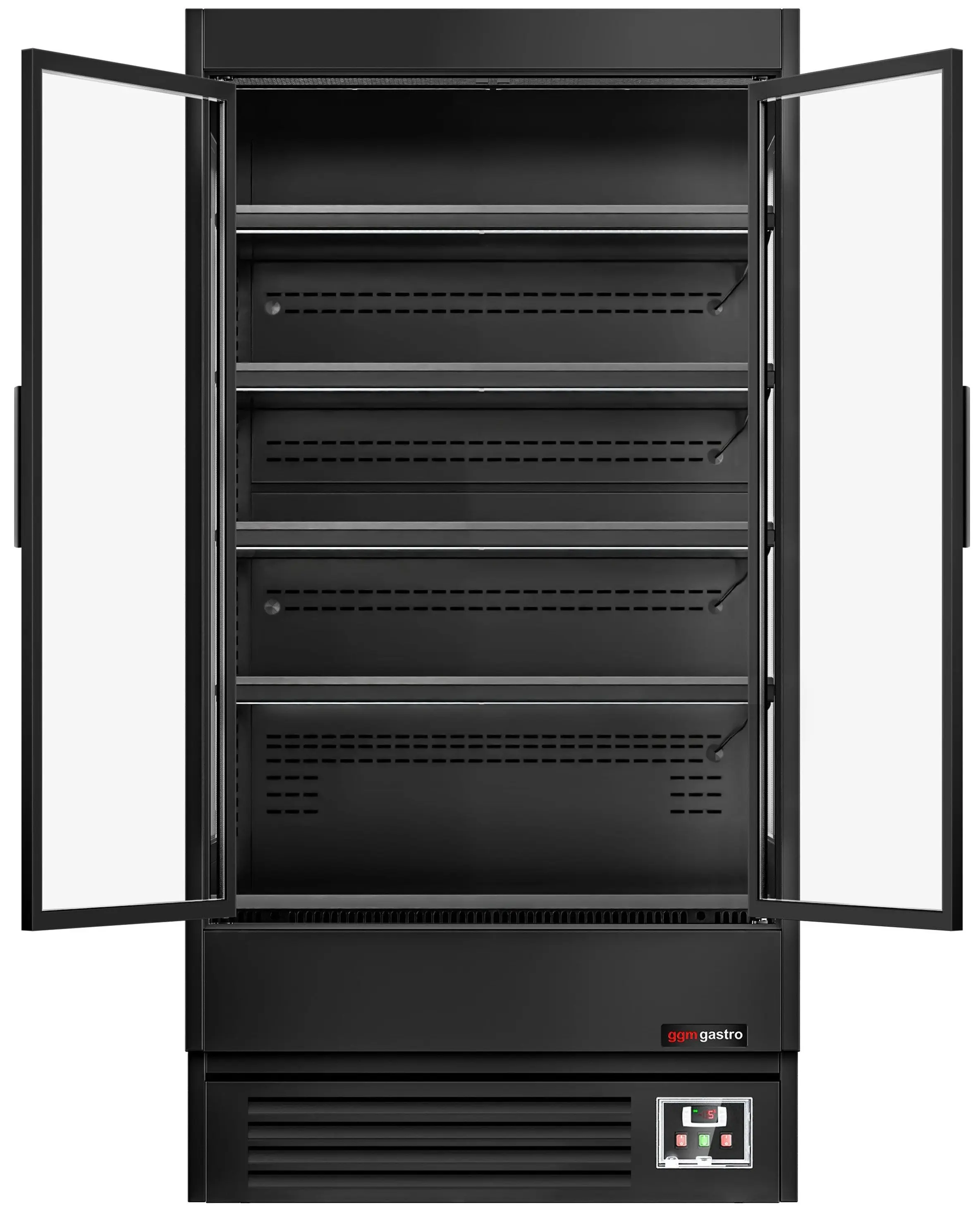 Vitrina frigorifica GGM Gastro WKBL107D (Black) - 4