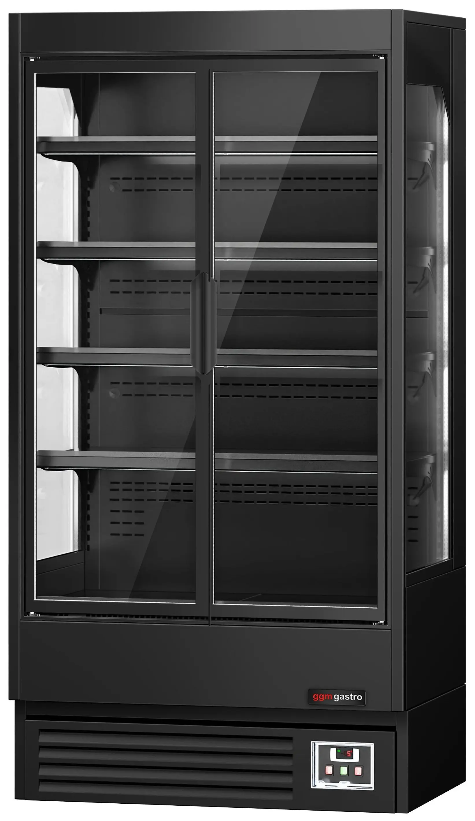 Vitrina frigorifica GGM Gastro WKBL107D (Black) - 5