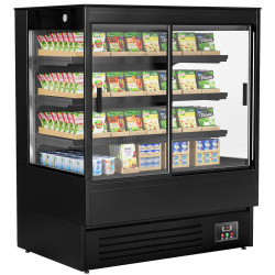 Vitrina frigorifica GGM Gastro WKBL128ESD (Black)