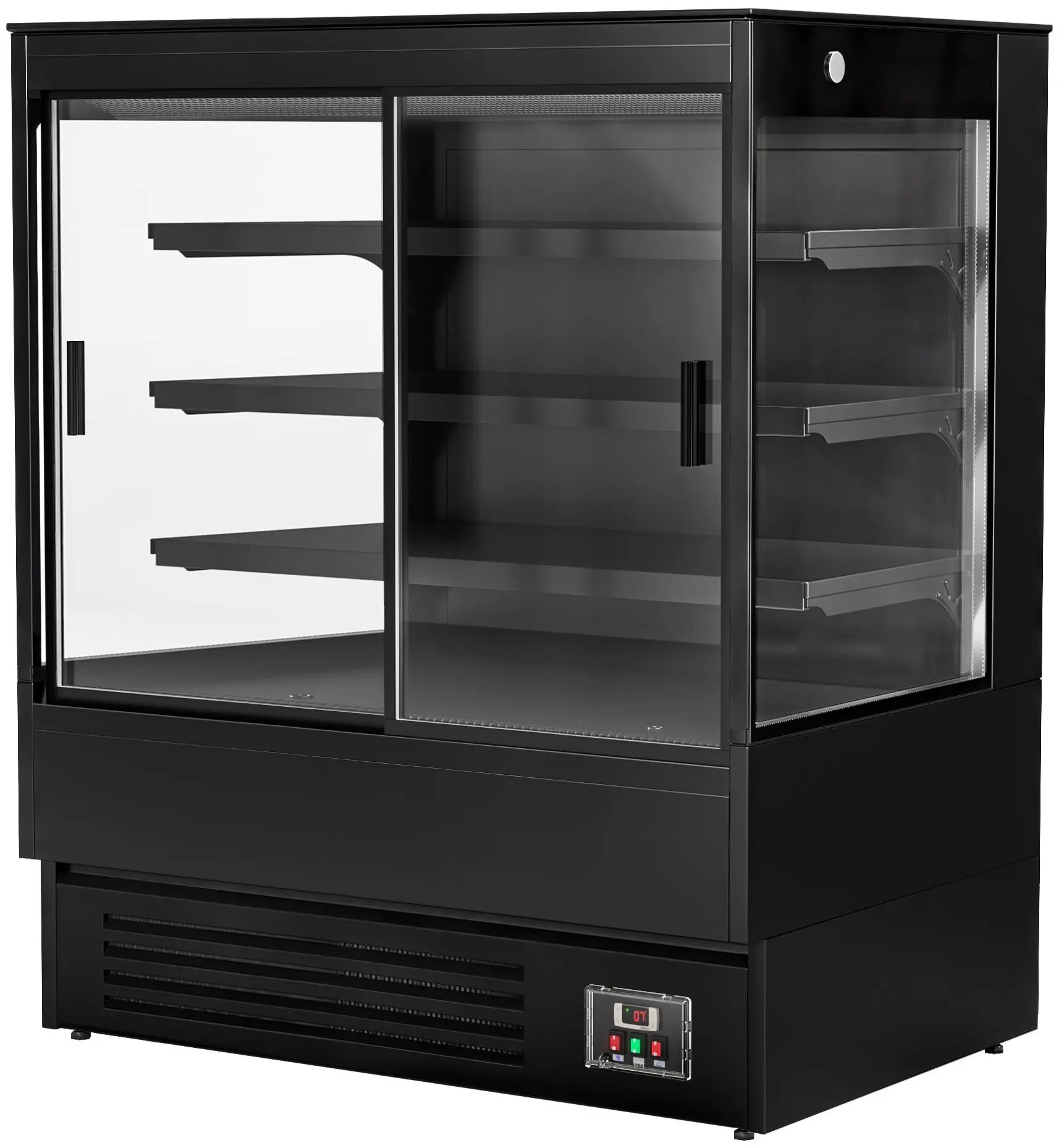 Vitrina frigorifica GGM Gastro WKBL128ESD (Black) - 4