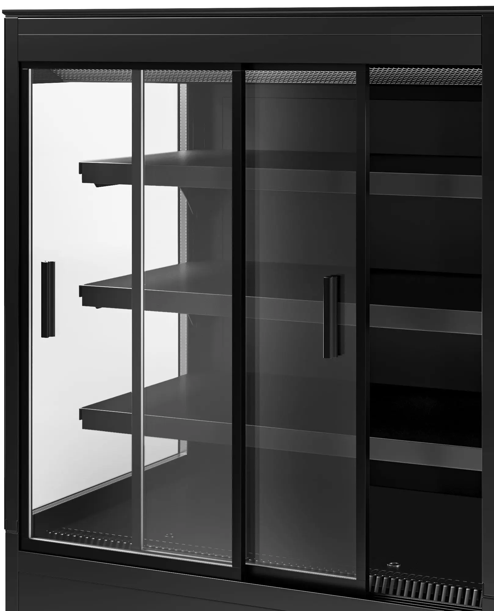Vitrina frigorifica GGM Gastro WKBL128ESD (Black) - 5