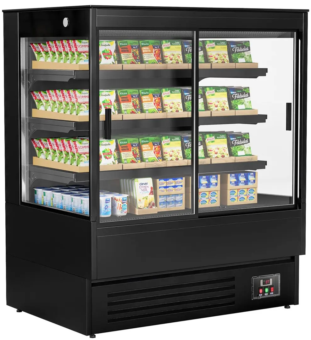 Vitrina frigorifica GGM Gastro WKBL128ESD (Black)
