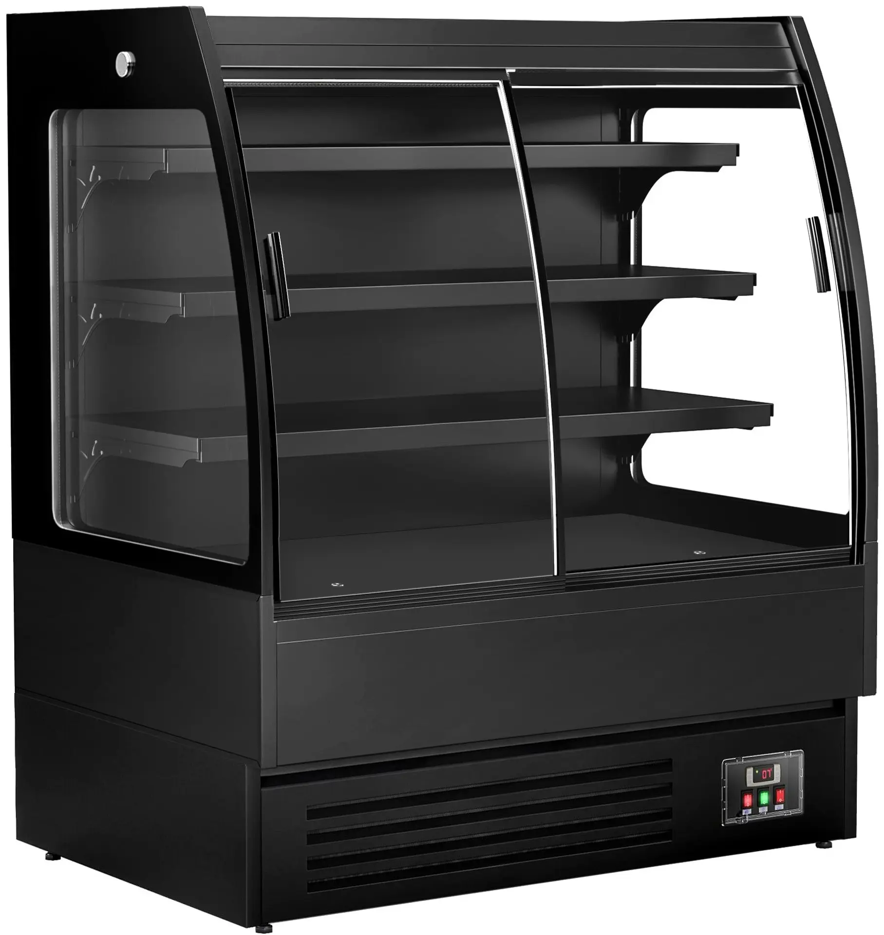 Vitrina frigorifica GGM Gastro WKBL128RSD (Black) - 2