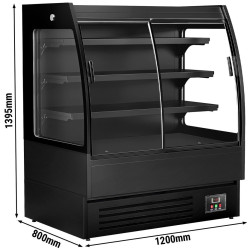 Vitrina frigorifica GGM Gastro WKBL128RSD (Black) Thumb