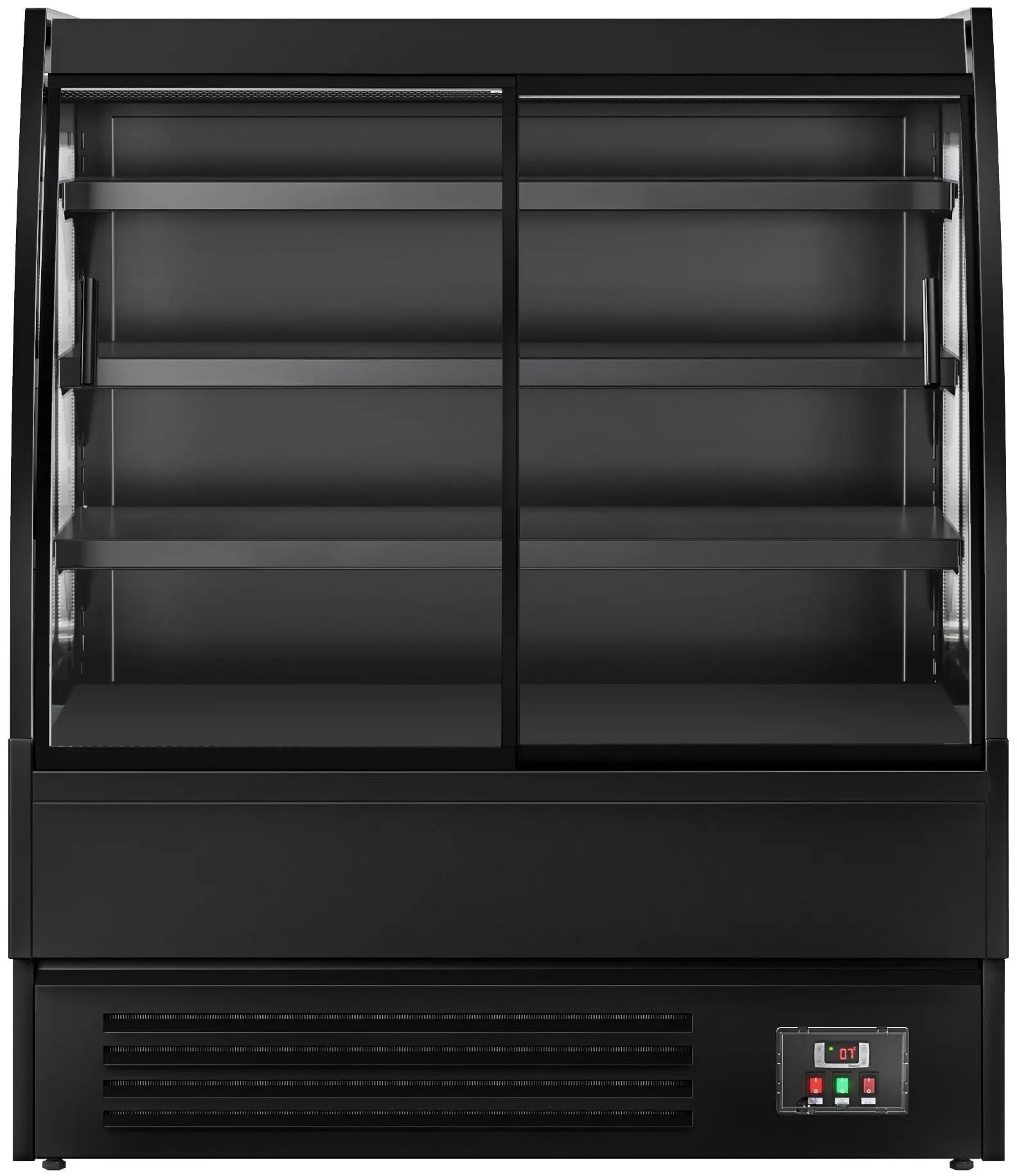 Vitrina frigorifica GGM Gastro WKBL128RSD (Black) - 3