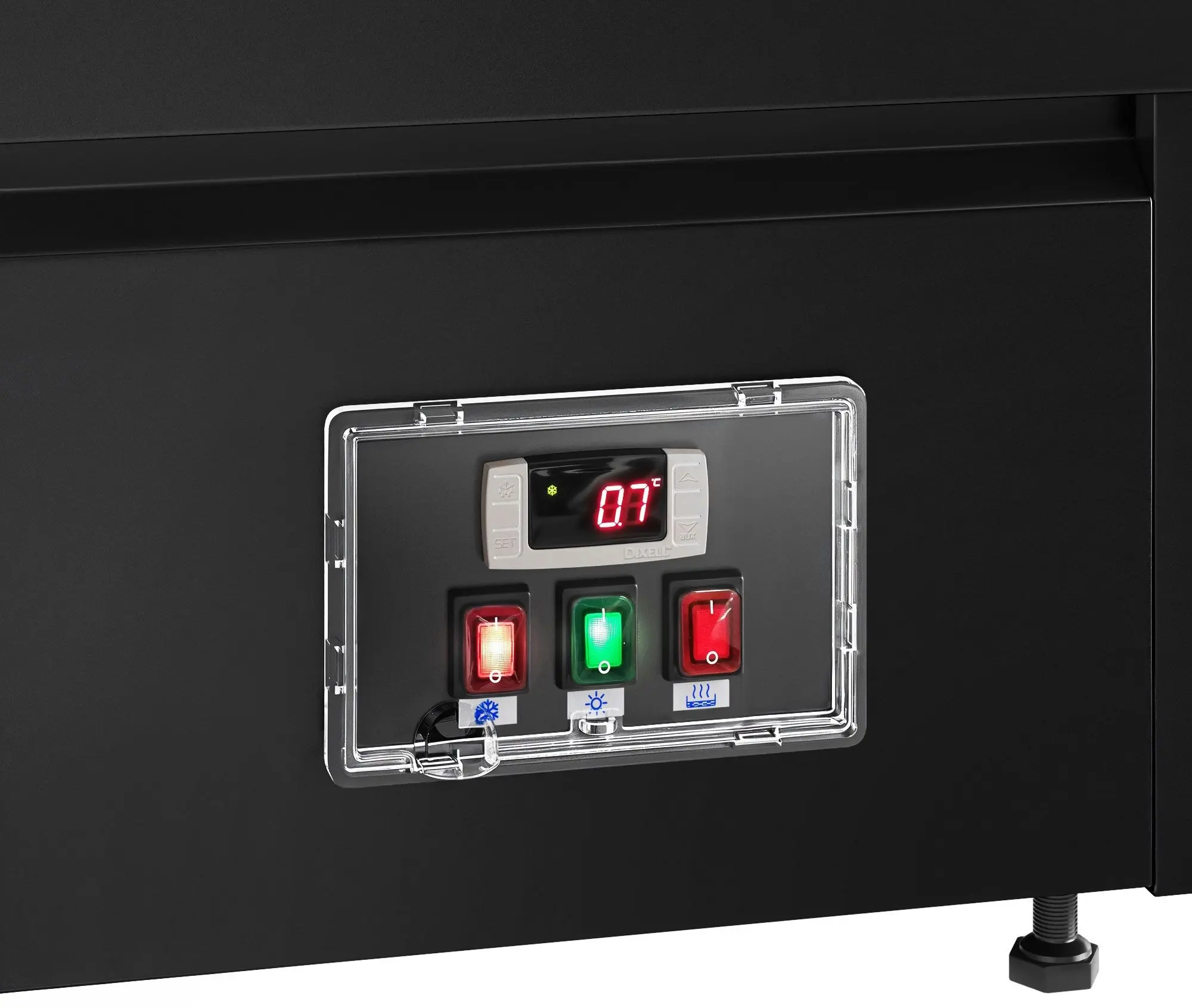 Vitrina frigorifica GGM Gastro WKBL128RSD (Black) - 6