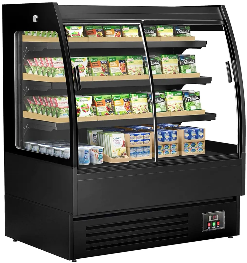 Vitrina frigorifica GGM Gastro WKBL128RSD (Black)