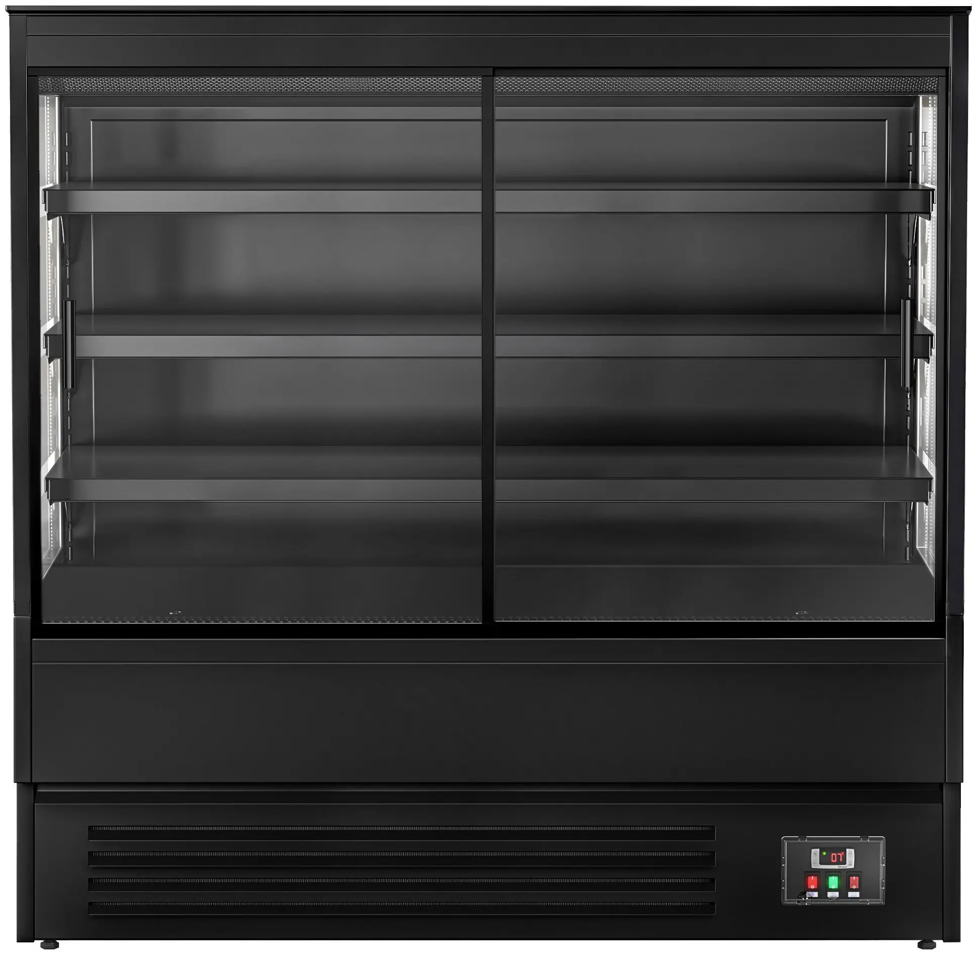 Vitrina frigorifica GGM Gastro WKBL158ES (Black) - 2