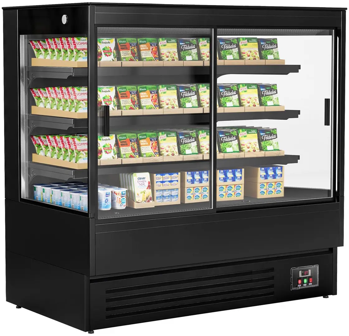 Vitrina frigorifica GGM Gastro WKBL158ES (Black)