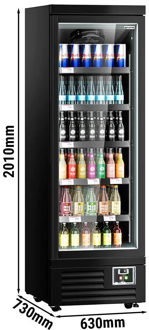 Vitrina frigorifica GGM Gastro WKBL300 (Black) - 14