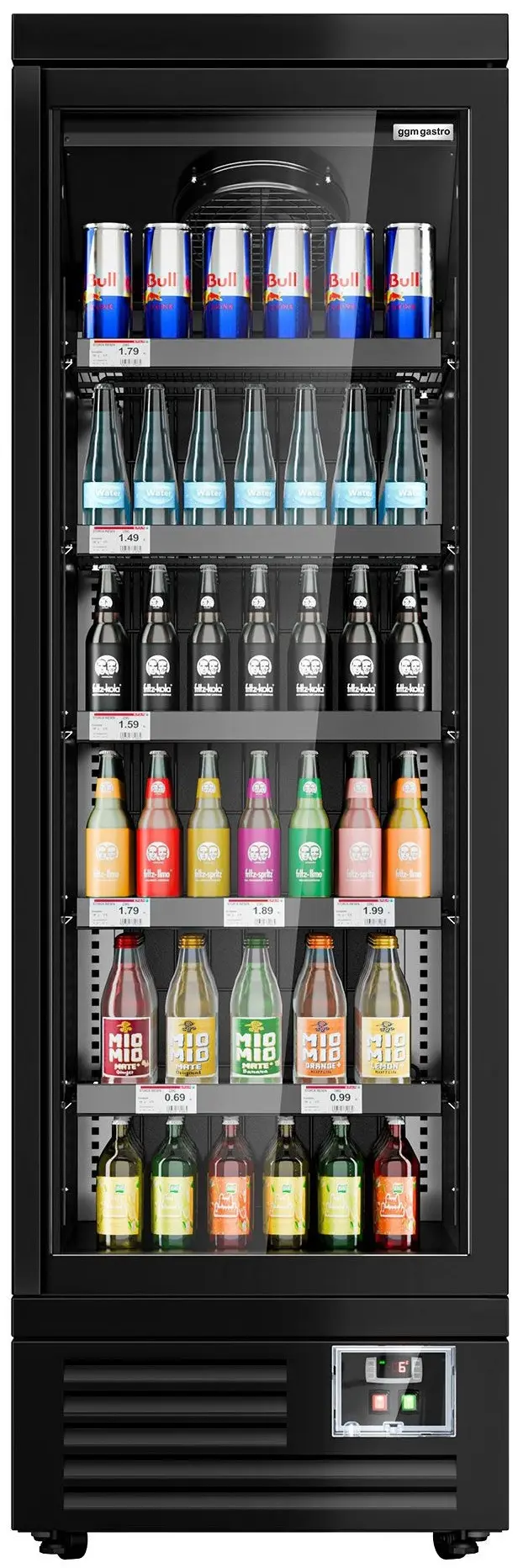 Vitrina frigorifica GGM Gastro WKBL300 (Black) - 4