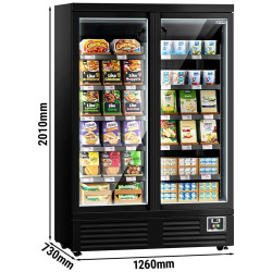 Vitrina frigorifica GGM Gastro WKBL700 (Black) Thumb