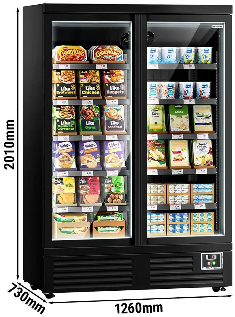 Vitrina frigorifica GGM Gastro WKBL700 (Black) - 14