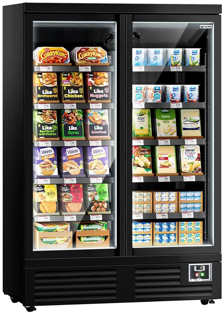 Vitrina frigorifica GGM Gastro WKBL700 (Black)