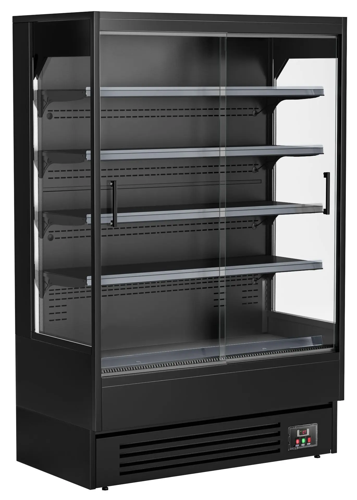 Холодильная витрина GGM Gastro WKBLS137 (Black) - 2