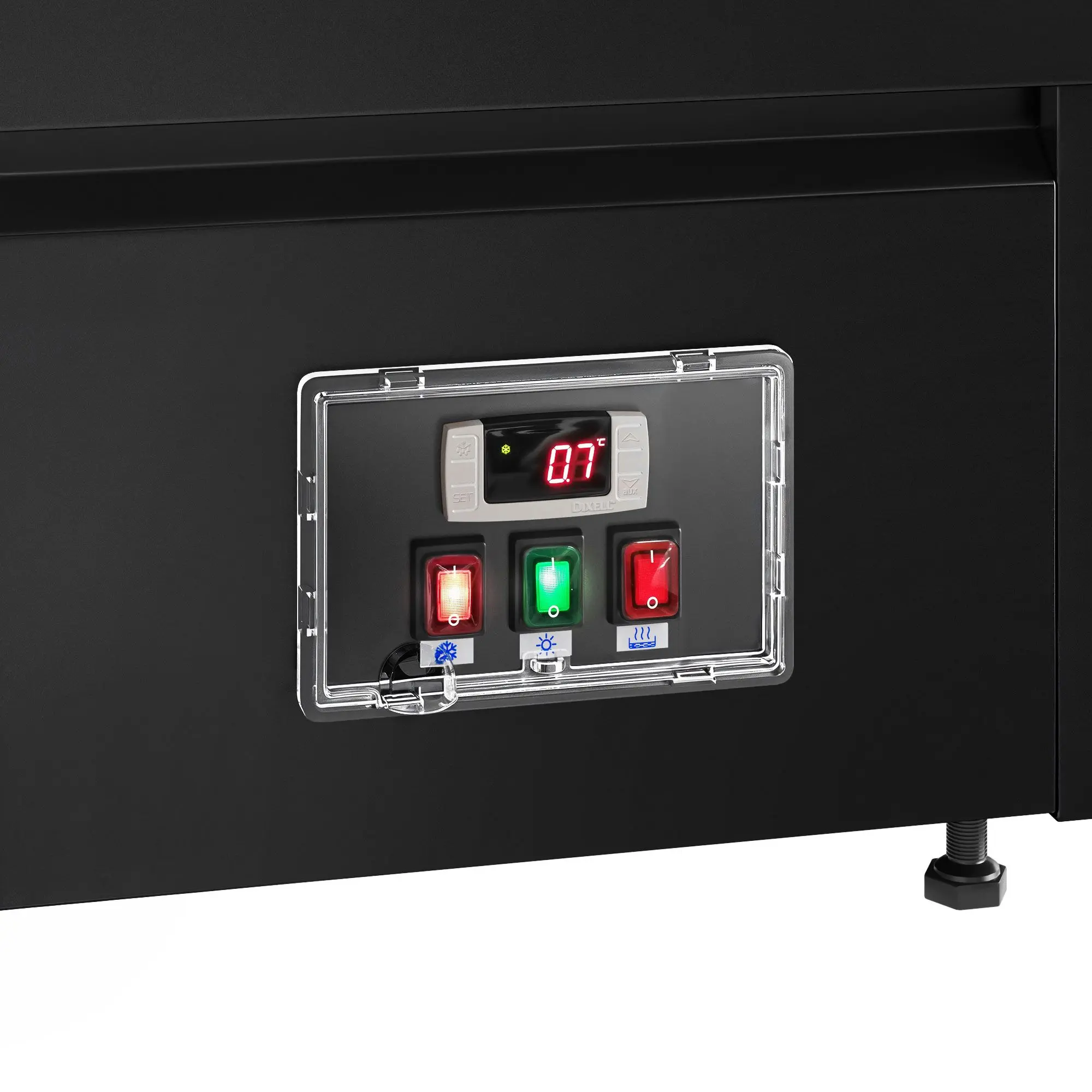 Холодильная витрина GGM Gastro WKBLS137 (Black) - 11